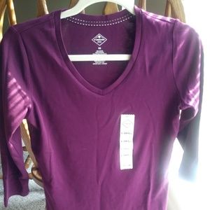 Purple Top: 3/4 - Sleeve